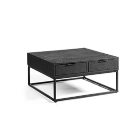 Roxxz Design Industrial Coffee Table Lava - Black - 80x80 cm