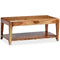 vidaXL - Salontafel - 88x50x38 - cm - massief - hout