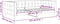 vidaXL - Slaapbank - 100x200 - cm - fluweel - donkergrijs