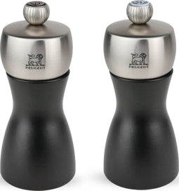 Peugeot Fidji - Peper- En Zoutmolen - 12 cm - Mat Zwart (set van 2)