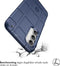 imoshion Hoesje Geschikt voor Samsung Galaxy S23 FE Hoesje Siliconen - imoshion Rugged Shield Backcover - Donkerblauw