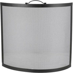 Livn Haardscherm Rond - Haardaccessoire - 61 x 66 x 20 cm - Zwart