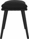 vidaXL - Voetenbank - 45x29,5x35 - cm - fluweel - zwart