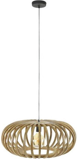 Hanglamp Stripes Ø65 cm mangohout - naturel