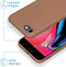 iMoshion Hoesje Geschikt voor iPhone SE (2022) / SE (2020) / 8 / 7 Hoesje Siliconen - iMoshion Color Backcover - bruin