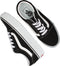VANS WM Ward Platform (Canvas) Black/White -Maat 36