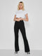NOISY MAY NMPASA HW FLARED PANTS NOOS - Flared pantalon - High-waist - Elastische tailleband - M