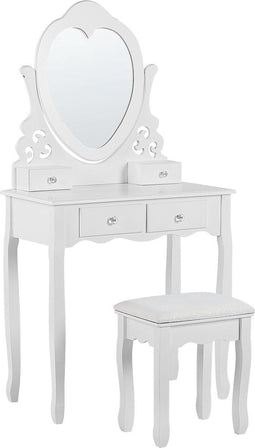 Beliani DIVA - Kaptafel - Wit - MDF