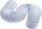 Air Ventil - Afvoerslang Airco - Flexibel Ø150mm 3M - Wit/Zilver
