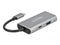 Delock 63261 - USB-hub - 3x USB 3.2 Type-A en 1x USB 3.2 Type-C - Grijs