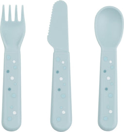 Done By Deer Foodie Cutlery Set Happy Dots Blue