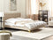 LIMOUX - Tweepersoonsbed - Taupe - 160 x 200 cm - Fluweel
