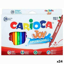 Carioca JOY - Set Viltstiften - Wasbaar - Multicolour (24 stuks)