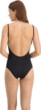 PUMA Swim Woman - V-neck Crossback Badpak - Comfort en bewegingsvrijheid - Zwart