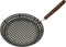 BBQ Collection skilletpan - Ø 32cm - carbonstaal - losse houten steel - natuurlijke anti-aanbaklaag