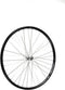 Voorwiel 28 inch 622 geheel zwart rvs spaak
