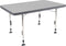 Crespo AL/247 - Tafel - Aluminium frame - Verstelbaar 110x70 cm - Antraciet