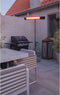 Eurom Golden 1500 Shadow - Terrasverwarmer - 1500 Watt - Hangend en kantelbaar (1 stuk)
