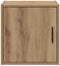 vidaXL - Garage - wandkast - bewerkt - hout - ambachtelijk - eiken