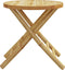 vidaXL - Tuintafel - inklapbaar - 45x45x45 cm - bamboe