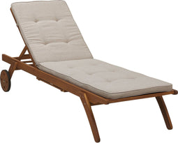 CESANA - Tuinkussen - Zandbeige - 192 x 56 cm - Synthetisch materiaal