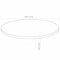 vidaXL - Tafelblad - rond - MDF - 500x18 - mm