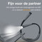 LONQ® Neklamp ML997-1 - Draadloos Leeslampje - 9 Lichtstanden - USB Oplaadbaar - Grijs