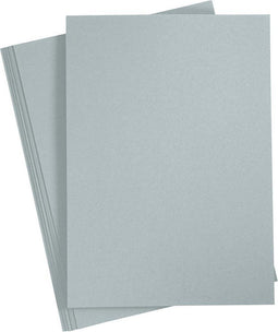 Creotime Karton 21 X 29,7 Cm 10 Stuks 220 G Grijs