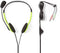 Nedis CHST100GN - On-Ear Headset - Draad - Microfoon - Groen Zwart