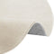 tectake® Soft Zone - Vloerkleed - Rond - Ø120 cm - Antislip - Onderhoudsvriendelijk - Crème