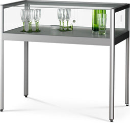 Tafelvitrine Cosmo 1000 zilver