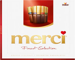 Merci - Chocolade merci finest selection 250gr | 10 stuks