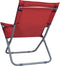 vidaXL - Strandstoelen - 2 - st - inklapbaar - stof - rood