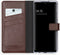 Selencia Galaxy A42 - Echt Lederen Bookcase - 3 Pashouders - Bruin