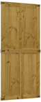 vidaXL - Schuifdeur - CORONA - 100x210 - cm - massief - grenenhout