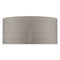 60x30 cm ronde lampenkap van katoen in donkere linnenkleur