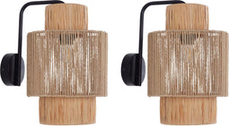 JAMMA - Wandlamp - Natuurlijk - Palmblad