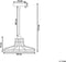 TORRE - Hanglamp - Koper - Glas