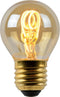 Lucide G45 - Filament lamp - LED Dimbaar - E27 - 3W 2200K - Amber