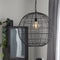 Light & Living Hanglamp Mirana - Zwart - Ø55cm - Modern - Hanglampen Eetkamer, Slaapkamer, Woonkamer