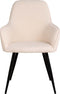House Nordic Harbo - Eetkamerstoel - Gewatteerd - Wit (2 stuks)