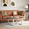 vidaXL - Salontafelpoten - 2 - st - T-vormig - 60x25x(42-43) - cm - staal - wit