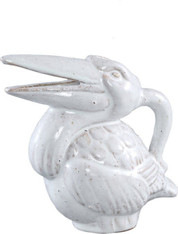 PTMD Karaf Colin - 18x10x18 cm - Keramiek - Wit