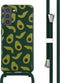 iMoshion Hoesje Geschikt voor Samsung Galaxy S21 Hoesje Met Koord - iMoshion Siliconen design hoesje met koord - Groen / Avocado Green