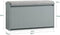 SoBuy FSR98-L-HG - Opbergbank - 2 verstelbare legplanken - Lichtgrijs