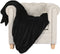 Deken Home ESPRIT Zwart 130 x 170 cm