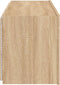 vidaXL - Tv-wandmeubel - met - LED-verlichting - 100x35x41 - cm - sonoma - eiken