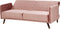 SENJA - Slaapbank 3-zits - Roze - Fluweel