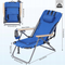 Woltu Set van 2 Opvouwbare Campingstoelen - Verstelbare Rugleuning - Blauw (2 stuks)