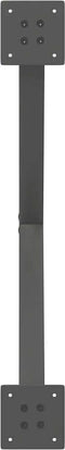 vidaXL - Salontafelpoten - 2 - st - X-vormig - 70x(42-43) - cm - staal - antraciet